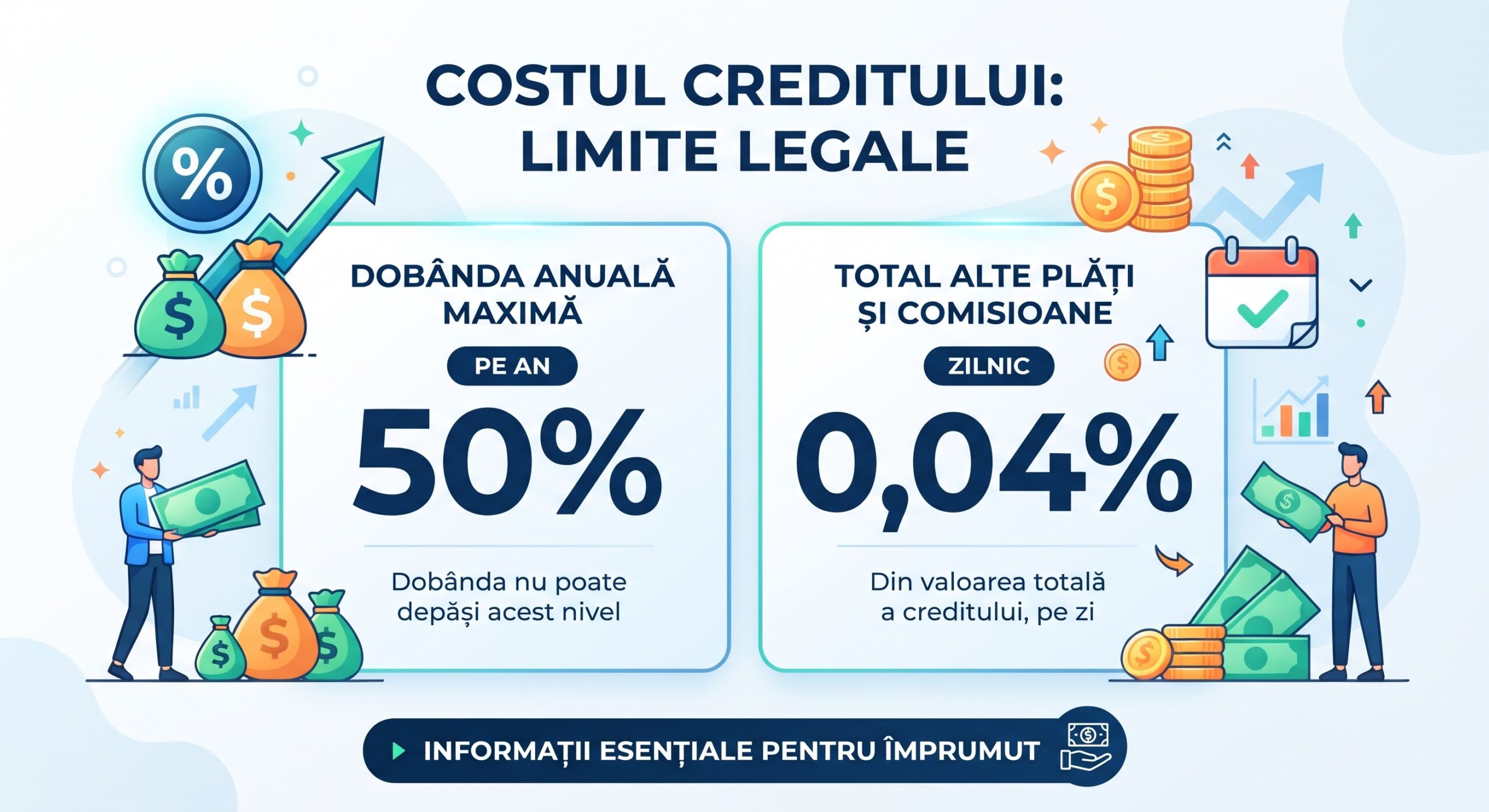 Contract de credit de consum și plafoanele legale ale costului din Legea 202/2013